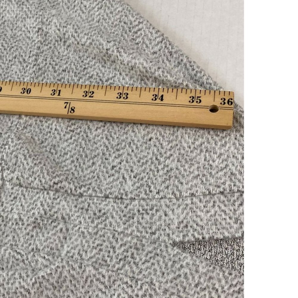 Lane Bryant NWT Womens Grey and White Cowl Neck Poncho Top Size 18/20 Grunge - Picture 9 of 10